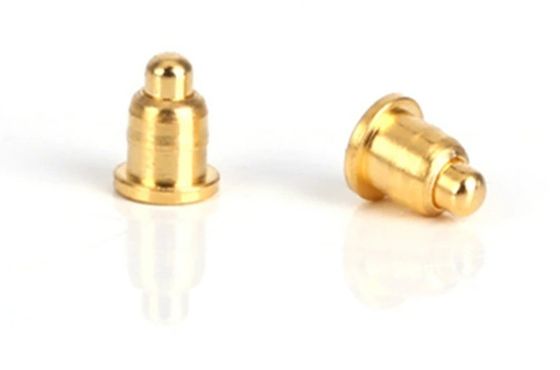 Conector de perno POGO de 1 pin a través del agujero de resorte cargado con PCB compatible