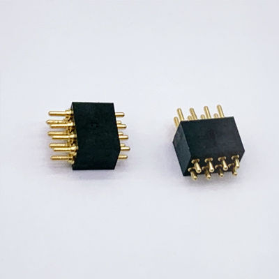 Conector POGO de 1,27 mm de ancho de banda y 8 pines de resorte para conexiones duraderas