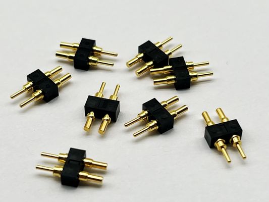 Conector POGO de 1,27 mm de ancho de banda y 8 pines de resorte para conexiones duraderas