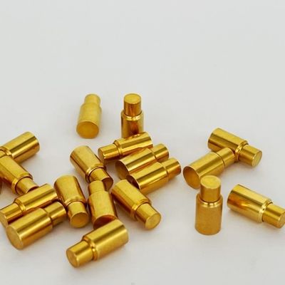6.0mm C6801 de latón Pogo Pin SMT Conector Tipo de soldadura Revestido de oro Personalizado