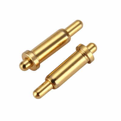 2.54mm pitch 10pin ángulo derecho macho latón de resorte cargado conector de pin Pogo magnético