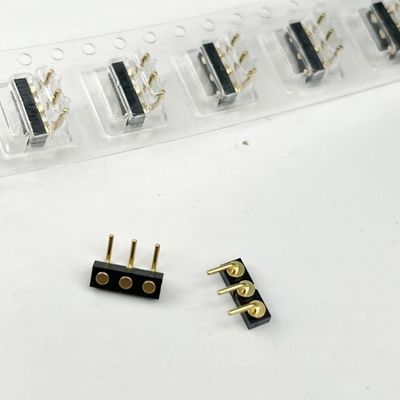3p 2.54mm de resorte cargado mujer de plumaje de bola magnético Pogo Pin conector