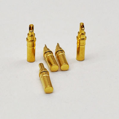 Conector de pin Pogo de alta corriente DC 12V Material de cargas de resorte de aleación de zinc