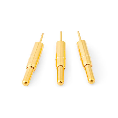 Conector de pin Pogo de alta corriente DC 12V Material de cargas de resorte de aleación de zinc