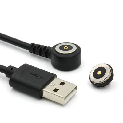 IP67 PCB resistente al agua Conector de pin Pogo femenino Cable magnético con revestimiento de oro y resistencia a los contactos máxima de 50 mohm