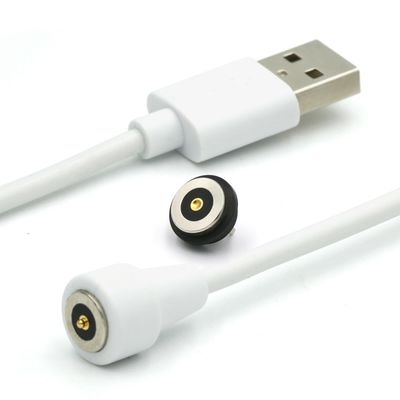 IP67 PCB resistente al agua Conector de pin Pogo femenino Cable magnético con revestimiento de oro y resistencia a los contactos máxima de 50 mohm