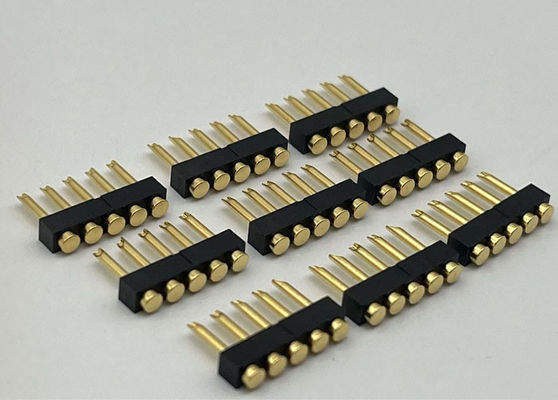 2.54mm Pitch Pogo Pin Conector Tipo de soldadura Pogo Pin femenino 1x05P