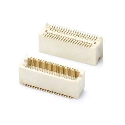 10 - 100 pines de alta velocidad de la tabla a la tabla conector 0,8 mm Pitch conector de cabecera femenina