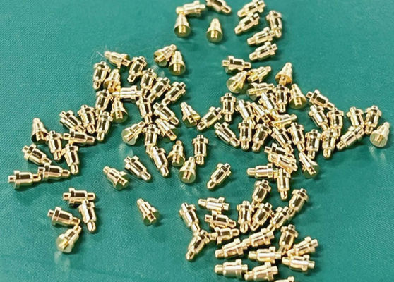 Pin de resorte masculino recubierto de oro para conectores de pin Pogo de 3,00 mm Rango de temperatura -40 °C-105 °C