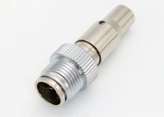 Conector de código circular M12 X femenino de 8 pines con enchufe de escudo largo para el tipo 6a