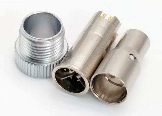 Conector de código circular M12 X femenino de 8 pines con enchufe de escudo largo para el tipo 6a