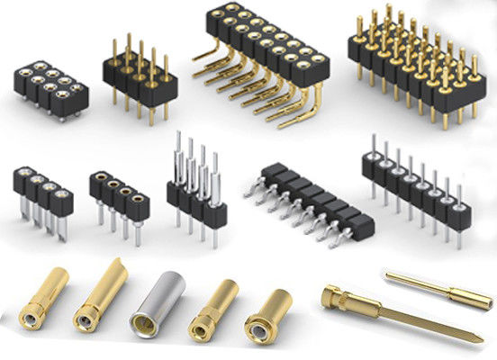1.27mm 2.0mm 2.54mm Cabeza de alfiler redonda Conector de PCB Cabeza de alfiler mecanizada Tipo SMT