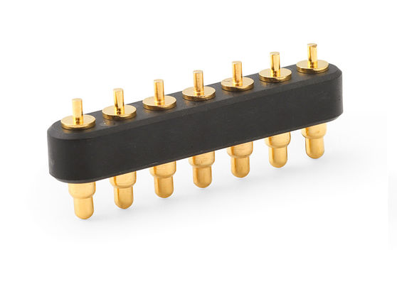 Electrónica 7pin conector cargado de resorte con conector Pogo Pin de 2,54 mm de altura