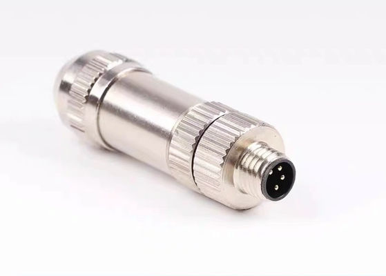 M8 IP67 Conector circular Conector de tipo de ensamblaje de pines