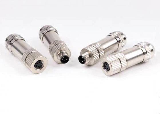 M8 IP67 Conector circular Conector de tipo de ensamblaje de pines