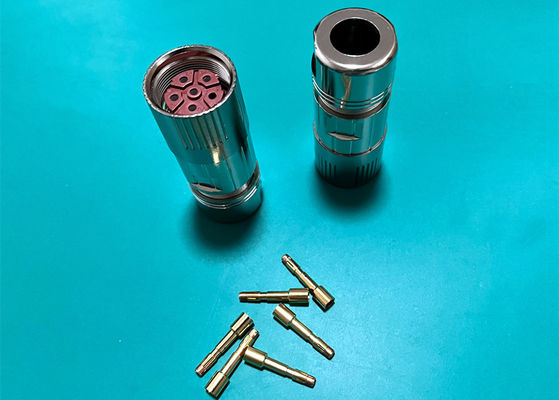 M23 Conector de alambre circular de potencia 6 pines Servo Encoder Hembra Hombre Conector de alambre