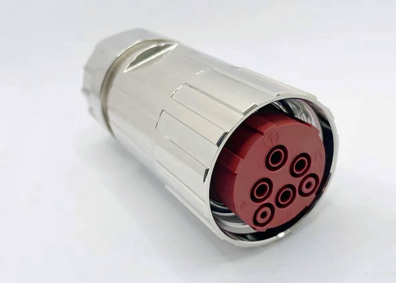 Conector de alimentación M40 circular 6 pin Servo Encoder Conector de cable de encrucijado femenino