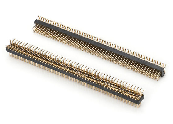 1.27mm 2.0mm 2.54mm Cabeza de alfiler redonda Conector de PCB Cabeza de alfiler mecanizada Tipo SMT