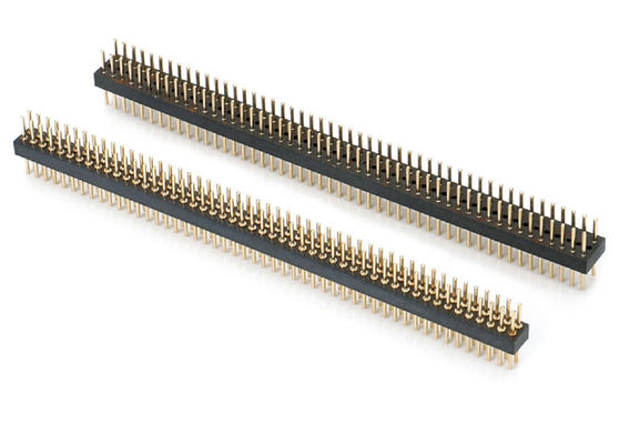 1.27mm 2.0mm 2.54mm Cabeza de alfiler redonda Conector de PCB Cabeza de alfiler mecanizada Tipo SMT