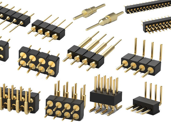 1.27mm 2.0mm 2.54mm Cabeza de alfiler redonda Conector de PCB Cabeza de alfiler mecanizada Tipo SMT