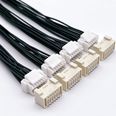 OEM ODM ensamblaje de arneses de alambre 1.5mm Pitch 12 Pin Conector de conector masculino femenino