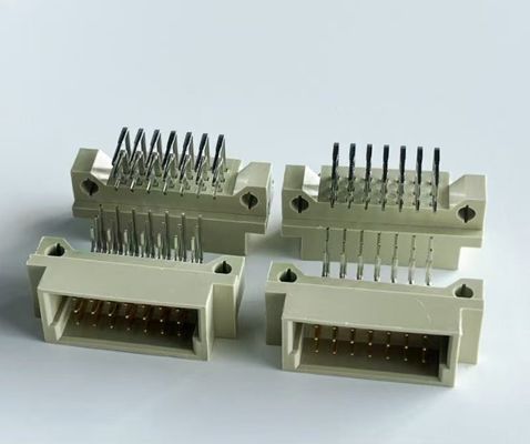 2.54mm Din 41612 Conector 21 Posición Ángulo derecho Hombre 3x7Pin Conector Eurocard