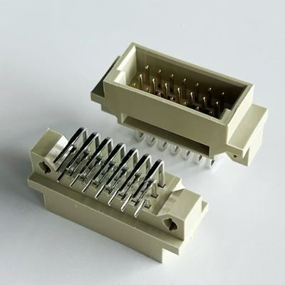 2.54mm Din 41612 Conector 21 Posición Ángulo derecho Hombre 3x7Pin Conector Eurocard