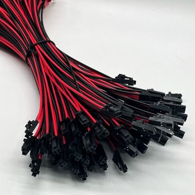 Conector femenino Molex 2.54mm 2P para terminal redondo M4 con cable de alambre UL1007 22AWG
