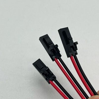 Conector femenino Molex 2.54mm 2P para terminal redondo M4 con cable de alambre UL1007 22AWG