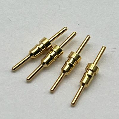 Pin de contacto mecanizado por CNC de latón ajuste de latón de enchufe de pin eléctrico pin redondo 10.0mm