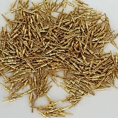 Pin de contacto mecanizado por CNC de latón ajuste de latón de enchufe de pin eléctrico pin redondo 10.0mm