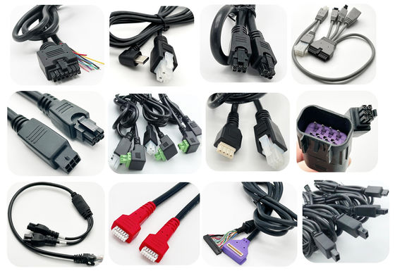 3.0 mm Pitch Rectangular Cable Molex Mini-Fit 8Posición Conector de encrucijado Cable moldeado