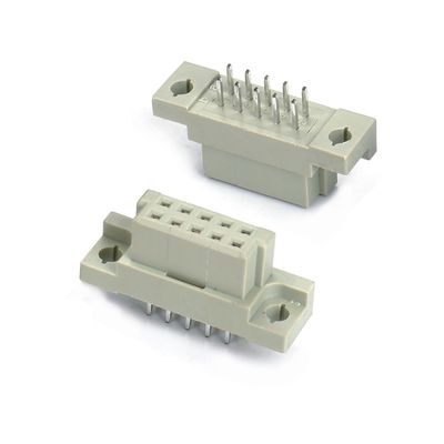 DIN 41612 conector 2 fila 10 pines pines femeninos recto a través del agujero 2x5 Pitch 2.54mm DIP