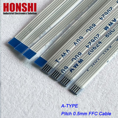Ffc cable plano personalizado Awm 20624 80c 60v Vw-1 4 6 8 12 15 22 32 40 68 Cable pin Ffc Fpc