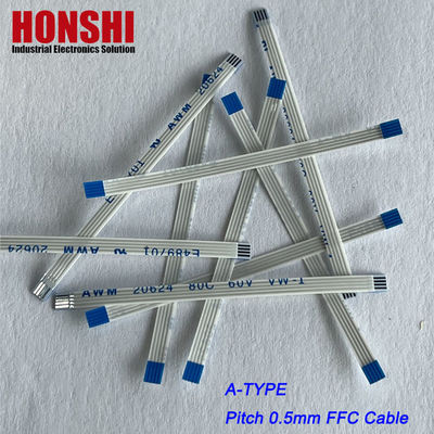 Ffc cable plano personalizado Awm 20624 80c 60v Vw-1 4 6 8 12 15 22 32 40 68 Cable pin Ffc Fpc