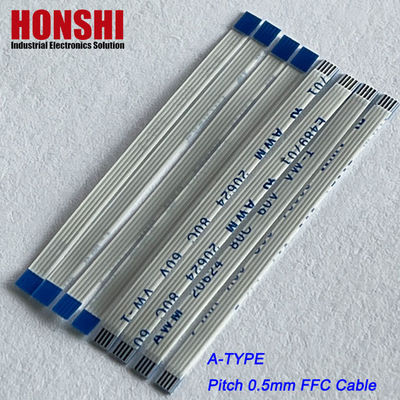 Conectores Flex Flat AWM 20624 0.5mm Pitch 4 Pin Flexible Flat Ribbon Cable Asamblea