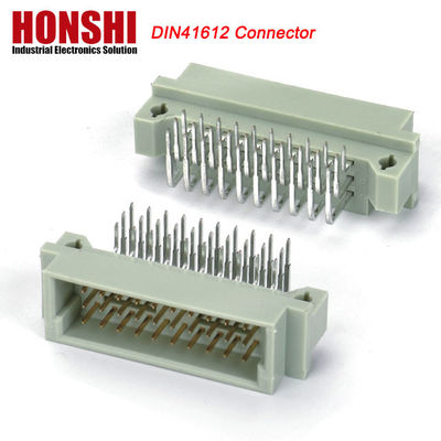 Euro Din 41612 conector 3 filas encabezado del enchufe macho conectores Eurocard 48 pin ángulo derecho