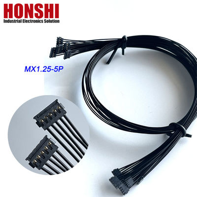 Cable de batería de doble extremo 5P MX1.2 MOLEX 78172 Conjunto de arneses de alambre terminal negro