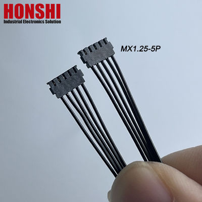 Cable de batería de doble extremo 5P MX1.2 MOLEX 78172 Conjunto de arneses de alambre terminal negro