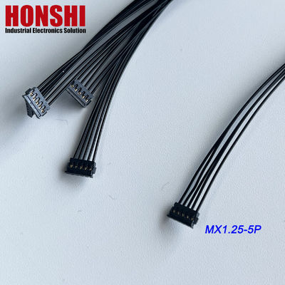 Cable de batería de doble extremo 5P MX1.2 MOLEX 78172 Conjunto de arneses de alambre terminal negro