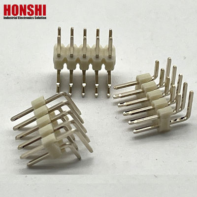 2.54mm Pin Header Dual Row 4 6 10 20 40P Conector de encabezado masculino PCB Pin Strip Opción blanca