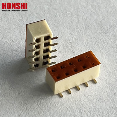 2.54mm Pin Header Dual Row 4 6 10 20 40P Conector de encabezado masculino PCB Pin Strip Opción blanca