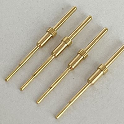 Pin de terminal de latón personalizado para conector de pernos de torno CNC