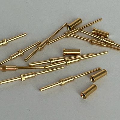 Pin de terminal de latón personalizado para conector de pernos de torno CNC