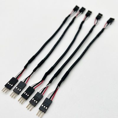 2.54mm Dupont línea masculina femenina Jumper alambre arnés Dupont cable de 15cm negro