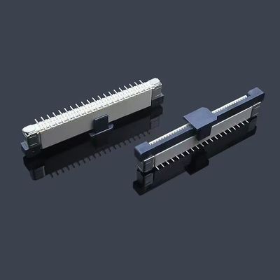 Conector de FPC de retroceso hacia el frente SMT ZIF Flip 4-60 pines FPC/FFC 0,3/0,5/1,0 mm Conectores de FPC de paso