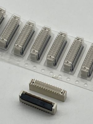 Resistir a la tensión 500V CA/minuto Conector Fpc masculino Voltear hacia atrás Contacto inferior Zif Smd Tipo Fpc Ffc Conector de toma de corriente 0.5 Pitch
