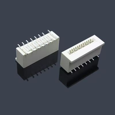 1.25mm FFC/FPC Cable Zif Socket Connector contacto lateral con cerradura 8 10 18 30 pin tipo ángulo derecho