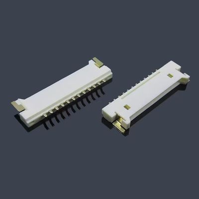 1.25mm FFC/FPC Cable Zif Socket Connector contacto lateral con cerradura 8 10 18 30 pin tipo ángulo derecho