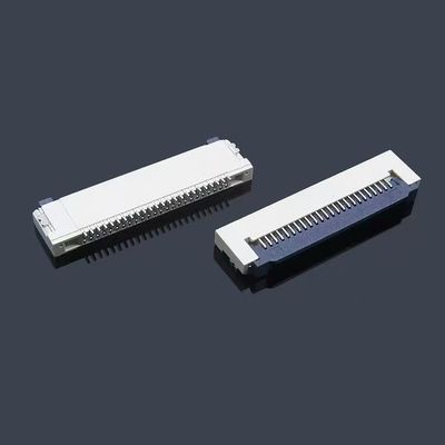 1.25mm FFC/FPC Cable Zif Socket Connector contacto lateral con cerradura 8 10 18 30 pin tipo ángulo derecho
